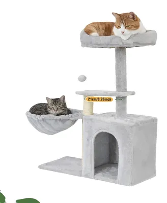 Immagine prodotto di Katzenbaum, 2 piani, design antiscivolo, grigio chiaro