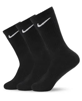 Produktbild von NIKE Everyday Cushioned Crew Socken Farbe: Weiß/Schwarz; Größe: L | EUR 42-46