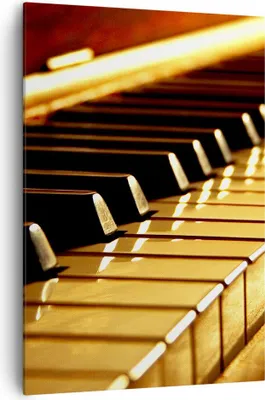Produktbild von Bild auf Leinwand - Leinwandbild - Einteilig - Klavier Musik Konzert - 70x100cm - Wand Bild - Wanddeko - Wandbilder - Leinwanddruck - Wanddekoration - Leinwand bilder - Wandbild - PA70x100-2200