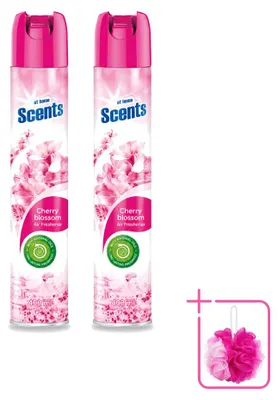Obrázek produktu pro 2 x Sprej do bytu s vůní třešňových květů – 400 ml – výhodná sada – 2 kusy