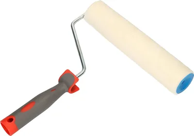 Produktbild von KOTARBAU® Velours-Farbroller 250 mm mit Gummigriff Farbwalze Pinsel Walzenbürste Rollerwalze Rollerpinsel für Anstricharbeiten und Renovierung