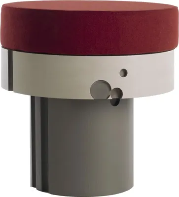 Immagine prodotto di Pouf, poggiapiedi, sgabello imbottito, panchetta imbottita, seduta imbottita, elegante panca di design