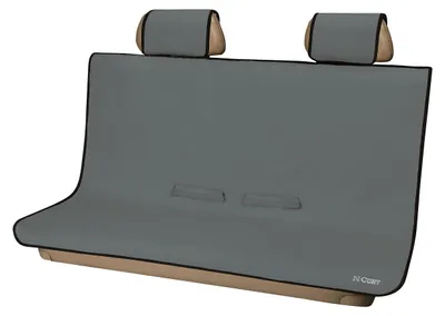 Productafbeelding van CURT 18510 Zitbeschermer voor auto, waterdicht, 147 x 140 cm, grijs