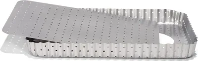 Produktbild von Patisse gelochte Quicheform mit abnehmbarem Boden 32x22cm Silver-top P03583