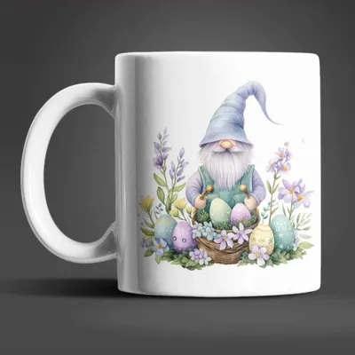 Produktbild von Gnom Ostern Ostereier Keramik Kaffeetasse Teetasse Tasse Geschenkidee