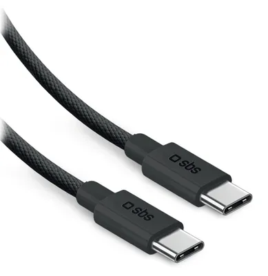 Immagine prodotto di SBS Cavo USB‑C 240W 3M In Nylon Intrecciato