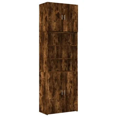 Produktbild von Highboard Räuchereiche 80x42,5x249 cm Holzwerkstoff