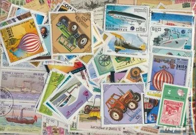 Produktbild von Briefmarken Motive 200 verschiedene Verkehr Marken