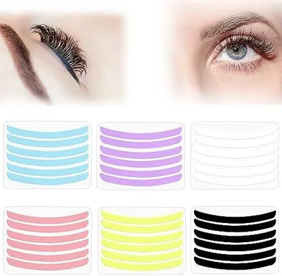 Produktbild von 36 Stück Wimpernlifting-Band-Set aus Silikon, Wimpernlifting-Werkzeug mit wiederverwendbaren Pads und weichen Stäben in 6 Farben