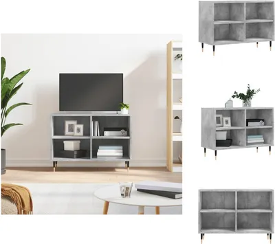 Obrázek produktu pro vidaXL TV skříňka betonová šedá 69,5x30x50 cm materiál na bázi dřeva - TV nábytek