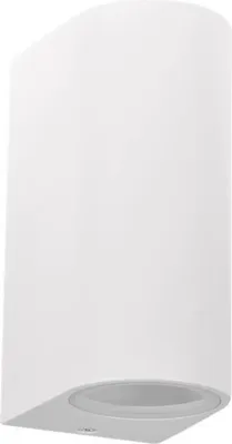 Productafbeelding van Buitenwandlamp Boston 2xGU10 IP44, wit, Goldlux