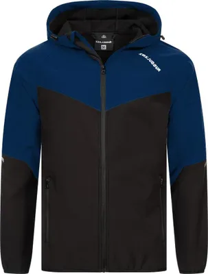 Produktbild von XL KJ-131|KIRKJUBØUR® "Njordr" Herren SOFTSHELLjacke 10.000 mm Wassersäule navy/schwarz