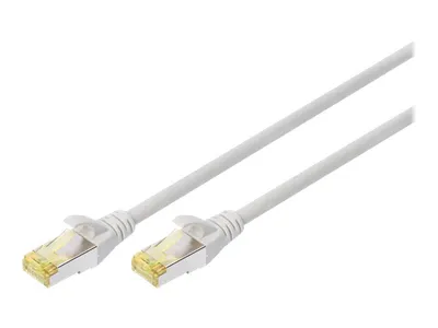 Image de DIGITUS CAT 6A S/FTP Patchkabel, 10 Stück, 0,25m, grau