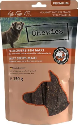 Produktbild von Chewies Fleischstreifen MAXI Wild 150g