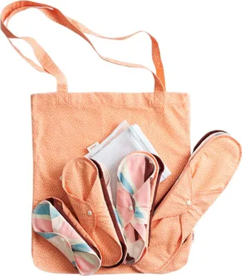 Produktbild von Start Kit - Damenbinden Orange Sprinkle