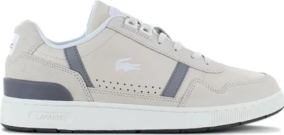 Produktbild von LACOSTE T-CLIP - Herren Sneakers Schuhe Leder Beige 747SMA00672B7 , Größe: EU 47 UK 12