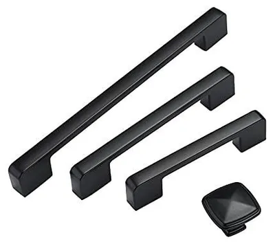 Imagen del producto de Juego de 6 pomos s para muebles con acabado mate
