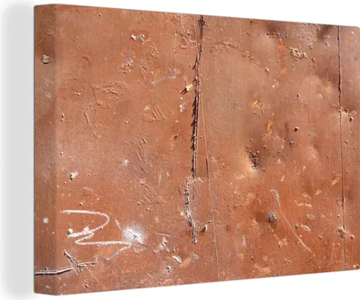 Zdjęcie produktu dla OneMillionCanvasses® - Obrazy na płótnie - 150x100 cm, metal - rdza - vintage, dekoracja ścienna - zdjęcie na płótnie - obraz na drewnianej ramie