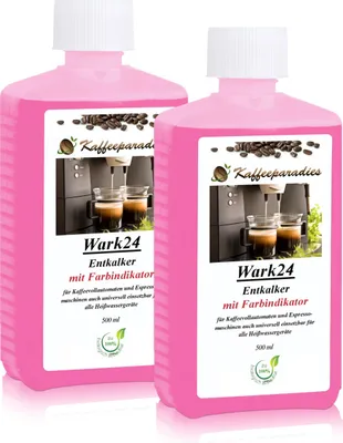 Produktbild von Wark24 Flüssig Entkalker 500ml für Kaffeevollautomat Siemens, Philips (2er Pack)