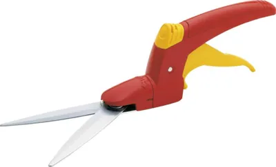 Obrázok produktu pre WOLF-Garten 703-1007 Ručné nožnice na trávu "Classic" RJ-ZL, červené/žlté/strieborné