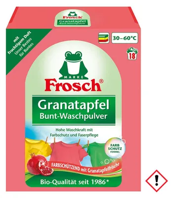 Produktbild von Frosch Granatapfel Bunt Waschpulver