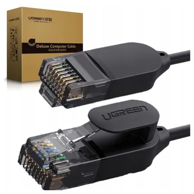 Image de Ugreen Nw122 Ethernet Rj45, Cat.6A, Utp, 5M (Noir) Câble réseau