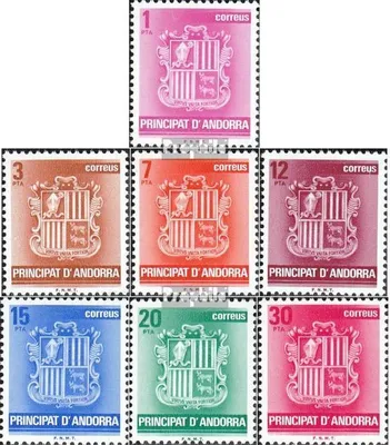 Produktbild von Briefmarken Andorra - Spanische Post 1982 Mi 146-152 (kompl.Ausg.) postfrisch Freimarken