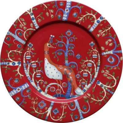 Produktbild von iittala Taika Teller 22 cm - rot