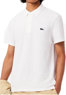 Produktbild von LACOSTE Fit Baumwolle Knit Polo Herren weiss L
