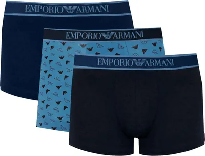 Immagine prodotto di Boxer uomo EMPORIO ARMANI parigamba confezione 3 capi elastico a vista cotone elasticizzati articolo 112130 4F717, EUR XXL - CN 180/100 - BR EEG - MX EEG, Cotone 95%,Spandex 5%