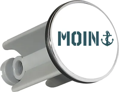 Produktbild von Huuraa Waschbeckenstöpsel Moin Anker 4cm höhenverstellbar Abflussstopfen Geschenkidee