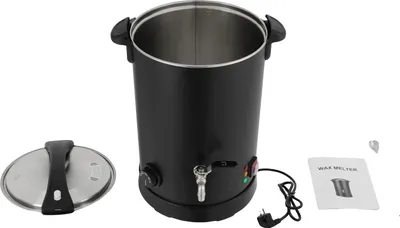 Produktbild von Wachsschmelzgerät, 10L Kapazität, einstellbare Temperaturregelung, schwarz