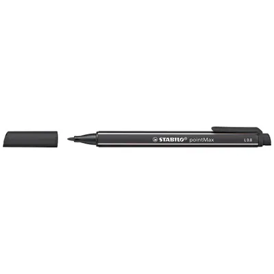Immagine prodotto di Penna a punta di feltro - STABILO pointMax - Penna singola - nero