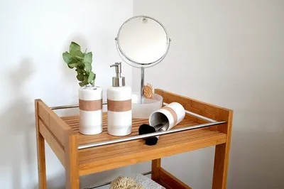 Produktbild von Badkameraccessoire Geschenkset, 4-teiliges Set aus Kunststoff