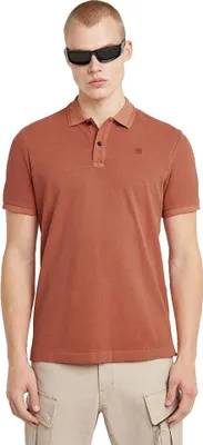 Zdjęcie produktu dla G-star Dunda Overdyed Slim, koszulka polo z krótkim rękawem, rozmiar L, męska