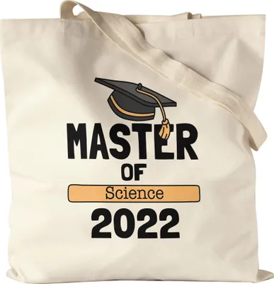 Produktbild von Master of Science 2022 Jutebeutel Stoffbeutel Canvas Studium Absolvent Abschluss Geschenk Masterabschluss Uni