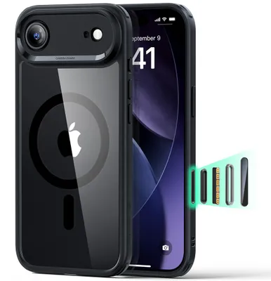 Obrázek produktu pro ESR – Classic Hybrid HaloLock ochranné pouzdro pro iPhone 17 Air – průhledné černé