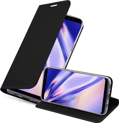 Obrázek produktu pro Cadorabo pouzdro na mobilní telefon pro Samsung Galaxy S8 PLUS Protective Case in Black Cover Case Booklet