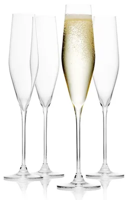 Produktbild von Swan Set Mit 4 Champagnergläsern 19Cl