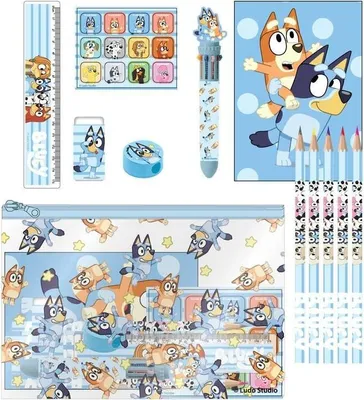 Obrázek produktu pro Bluey sada psacích potřeb se sešity, samolepkami a tužkami