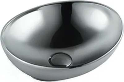 Produktbild von Mexen Elza Aufsatzwaschbecken 40 x 33 cm, Silber - 21014087