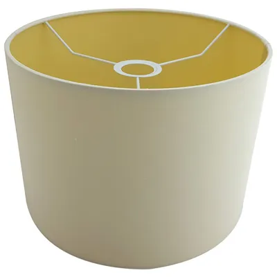Produktbild von Lampenschirm creme rund Stoff E27 Ø 35cm modern