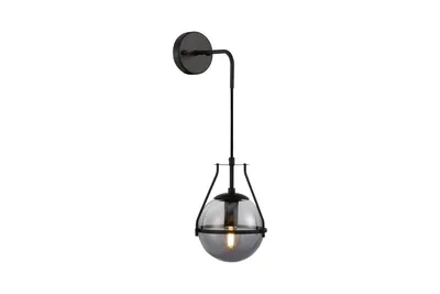 Produktbild von GTV - Wandleuchte DROP 4, AC220-240V, 50/60Hz, 1*E27, max.40W, schwarz