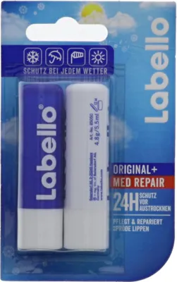 Produktbild von Labello Lippenpflege – Original & Med Repair Doppelpack 2 x 5,5 ml