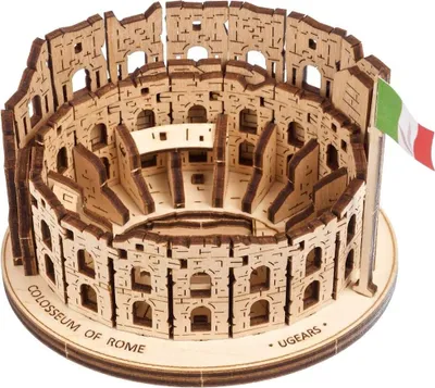 Productafbeelding van uGEARS 3D-houten puzzel: Het Colosseum