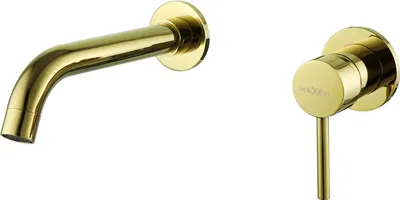 Image de Mitigeur de lavabo Alma pour montage encastré or (75015-50)