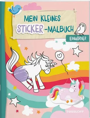 Immagine prodotto di Mein kleines Sticker-Malbuch. Einhörner