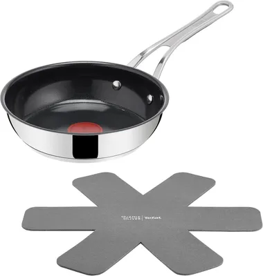 Produktbild von Tefal Jamie Oliver H881S255, Rund, Allzweckpfanne, Schwarz, Edelstahl, Keramik, Edelstahl, 1 Stück(e)