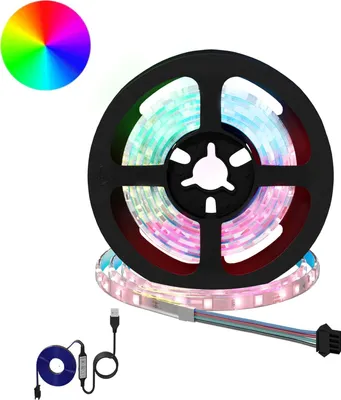 Produktbild von vidaXL LED-Streifen 12 stk. Schwarz und Transparent