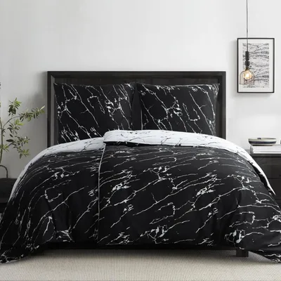 Immagine prodotto di Omgoods - Set di lenzuola in microfibra, 4 pezzi, 135 x 200 cm